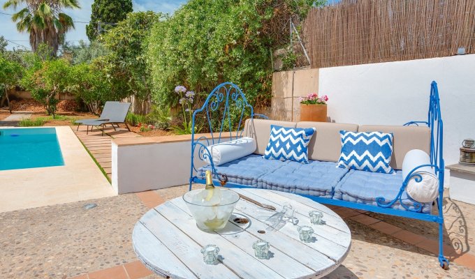 Iles Baléares location villa 6 personnes  Majorque Palma piscine privée 5 Km plage 3 Km golf