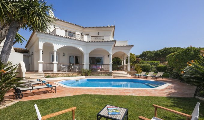 Location Villa Luxe Portugal Quinta do Lago avec piscine chauffée et surplombant le golf, Algarve