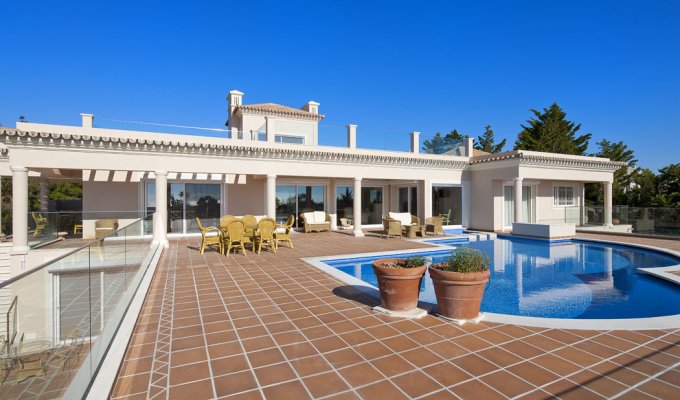 Location Villa Luxe Portugal Quinta do Lago avec 2 piscines privées, jacuzzi et vue sur la mer, Algarve