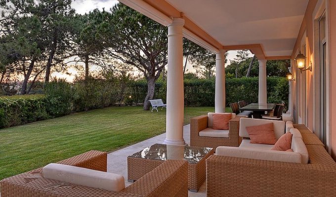 Location Villa Luxe Portugal Quinta do Lago avec piscine chauffée avec vue sur la plage et le golf de Sao Lourenco, Algarve