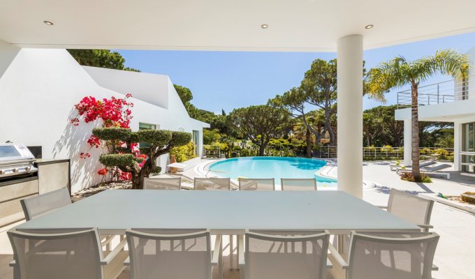 Location Villa Luxe Portugal Quinta do Lago avec piscine privée & personnel, salle de cinéma, sauna, hammam et vue sur le golf, Algarve