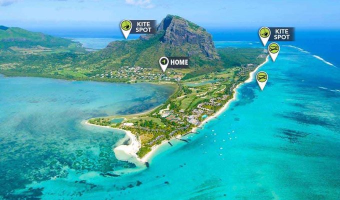 Location Villa Le Morne à 6 mins de l'Hotel Le Paradis et son Golf