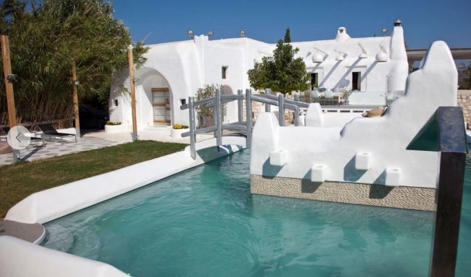Location villa Grece sur l'Ile de Naxos avec piscine privée à 5 min à pieds de la plage de St George