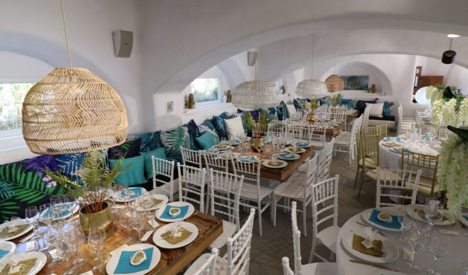 Location villa Grece sur l'Ile de Naxos avec piscine privée à 5 min à pieds de la plage de St George