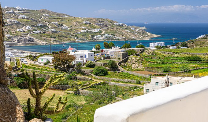 Grece Location Villa Mykonos vue mer avec piscine privée