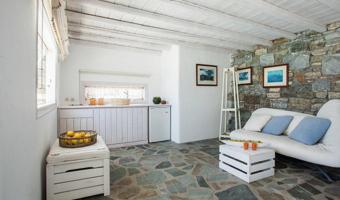 Grece Location Villa Mykonos avec piscine privée et vue sur la mer