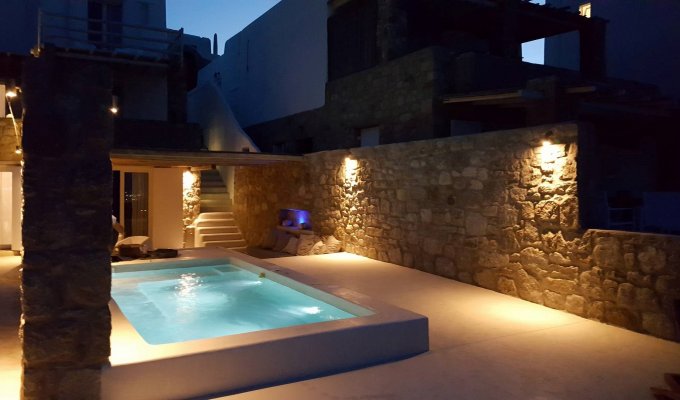 Grece Location Villa Mykonos avec jacuzzi