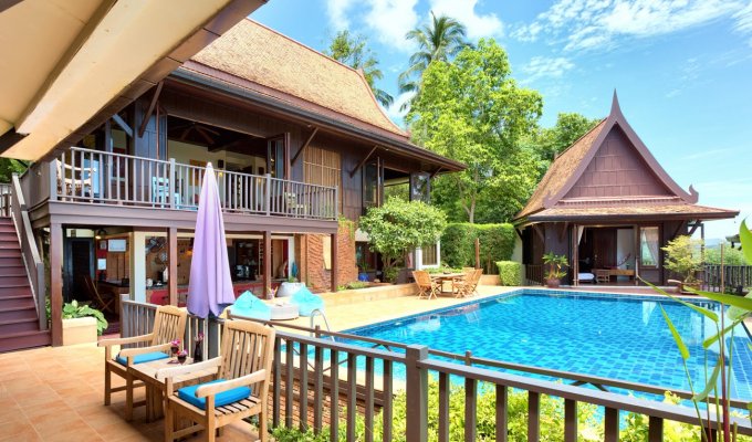 Thailande Location Villa à Koh Samui avec piscine privée et Personnel