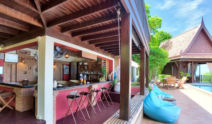 Thailande Location Villa à Koh Samui avec piscine privée et Personnel