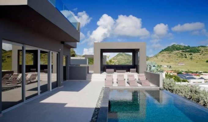 Mont Vernon - Location villa de luxe à St Martin avec piscine privée