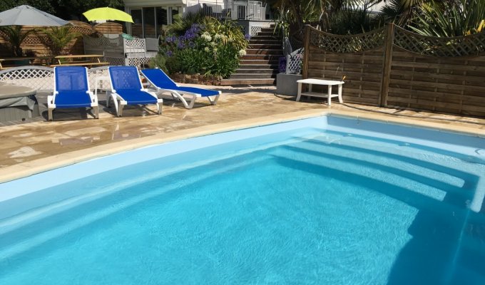 Vendee Location Villa Les Sables d'Olonne avec piscine chauffée et couverte