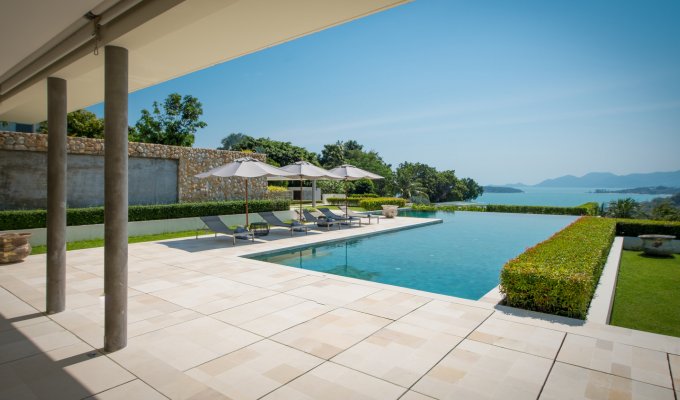 Thailande Location Villa à Koh Samui avec piscine privée, vue mer et Personnel