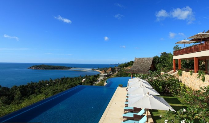 Thailande Location Villa à Koh Samui avec piscine privée et Personnel