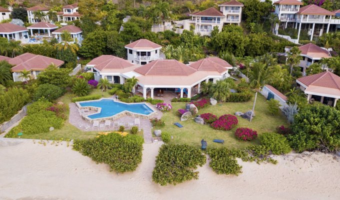 BVI Location Villa Virgin Gorda Mahoe bay Plage Piscine Personnel Kayaks