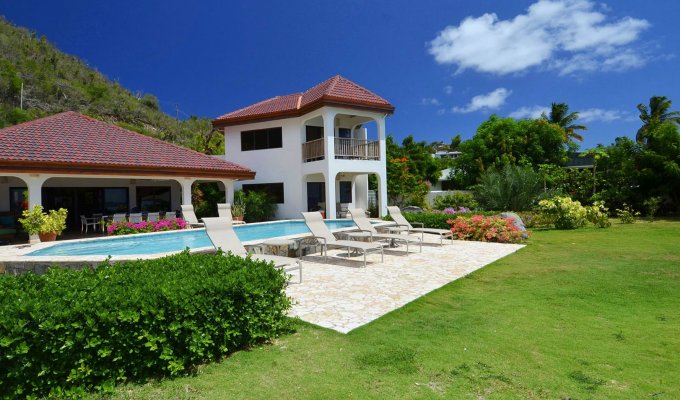 BVI Location Villa Virgin Gorda Mahoe bay Plage Piscine Personnel Kayaks
