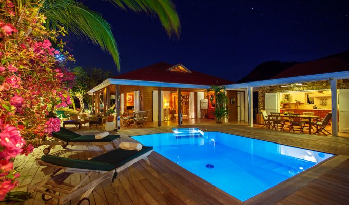 Location Villa de Luxe à St Barth avec piscine privée et Vue Mer sur les hauteurs de Grand Fond - Caraibes - Antilles Françaises