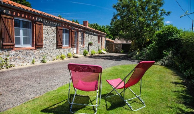 Vendee Location Villa Saint Gilles Croix de Vie avec piscine chauffée à disposition