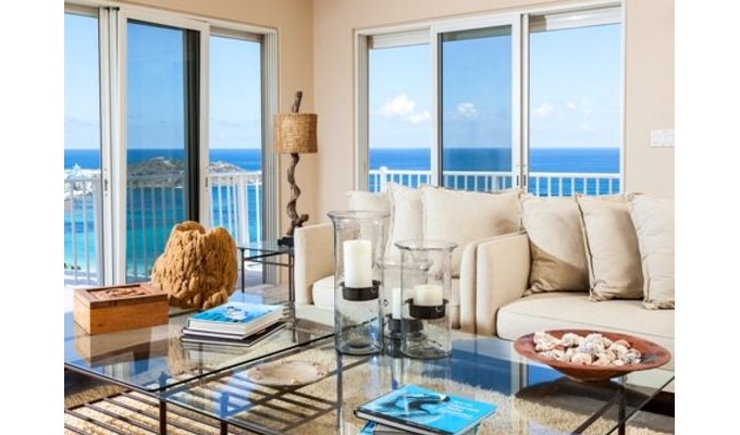 ST MAARTEN  location villa de luxe vue mer  Dawn beach