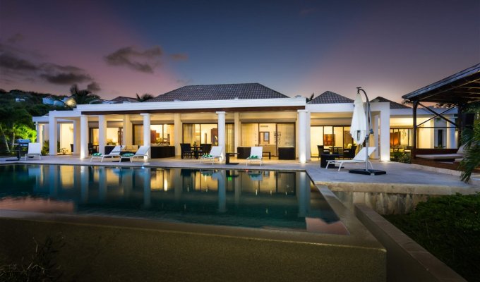 Location SAINT-MARTIN   Villa avec piscine privée et Vue Mer sur les hauteurs du Parc de Baie Orientale - Caraibes - Antilles Françaises