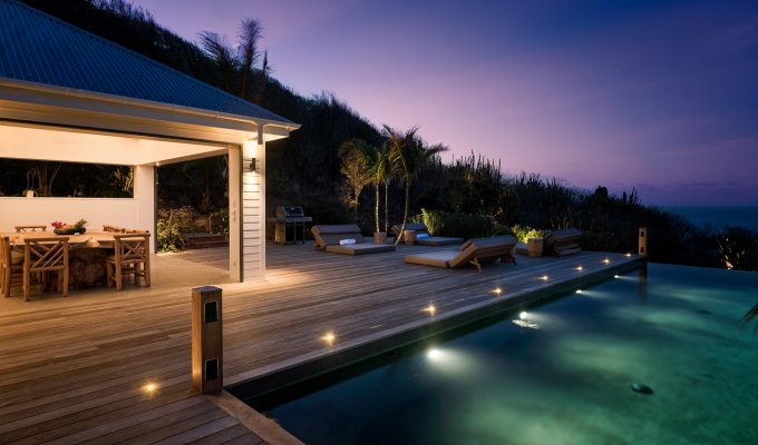 Location Vacances St Barthélémy - Villa de Luxe à St Barth sur les hauteurs de Petit Cul de Sac, avec piscine privée et très belle vue mer - Caraibes - Antilles Francaises