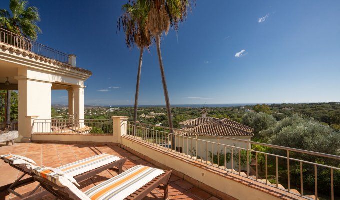 Terrasse solarium en étage