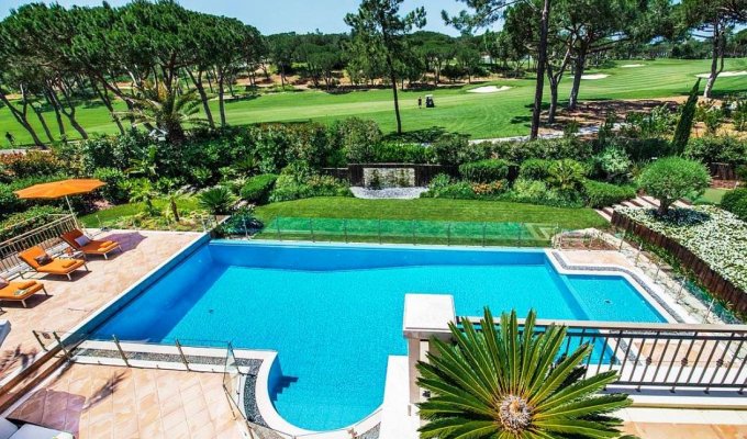 Location Villa Luxe Quinta do Lago avec piscine chauffée et vue sur le parcours de Golf, Algarve