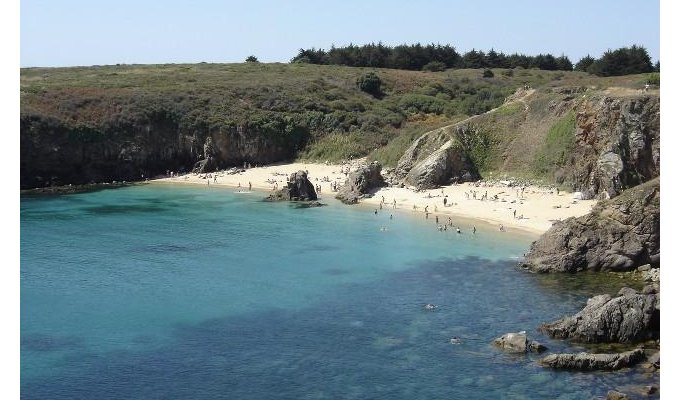 Vendée Location Villa Ile d'Yeu avec un accès direct à la plage et à quelques pas du port et des commerces