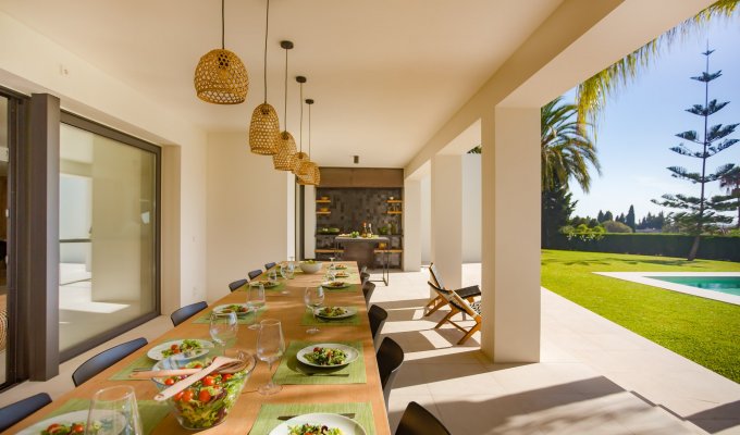 Salle à manger extérieure