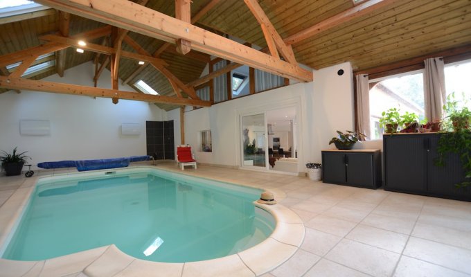 Location Maison vacances piscine chauffée privée en Champagne