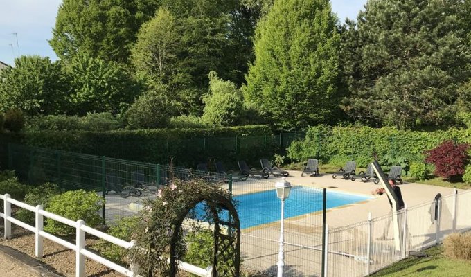 Location maison vacances Champagne Lac du Der Piscine privée chauffée 