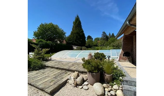 Location maison de charme Picardie Piscine chauffée Baie de Somme