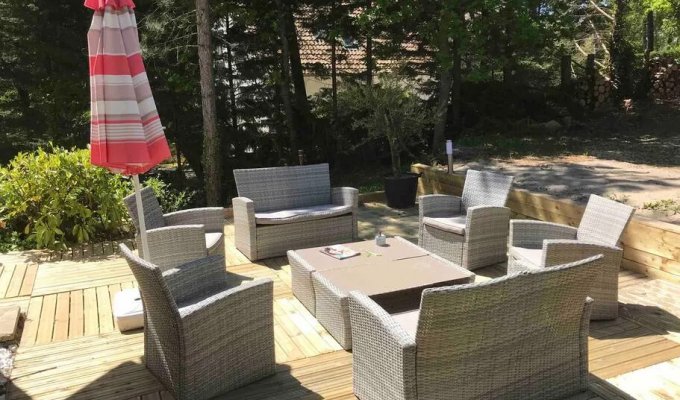 Location maison vacances Touquet Paris Plage au calme en foret proche Club Hippique