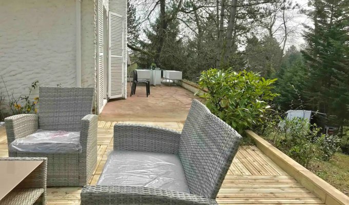 Location maison vacances Touquet Paris Plage au calme en foret proche Club Hippique