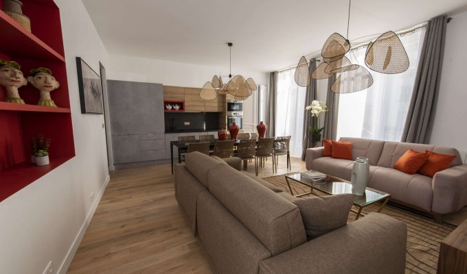 Location Appartement Luxe Paris Le Marais pour groupe et famille