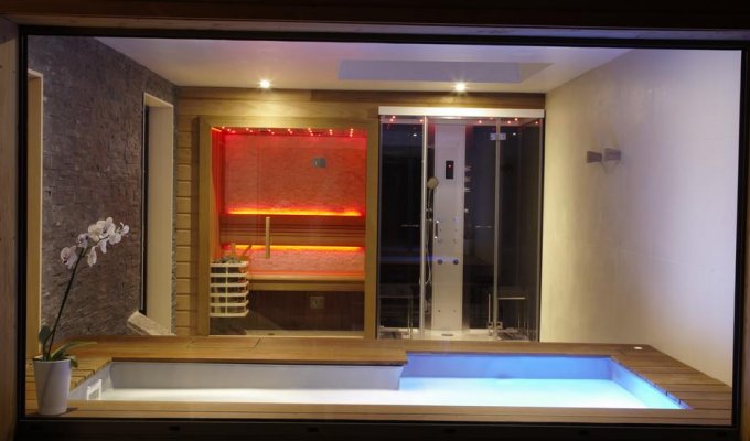 Location Maison vacances Champagne proche Reims spa privé sauna hammam jacuzzi