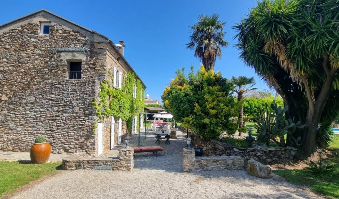 location villa luxe en pierre Corse
