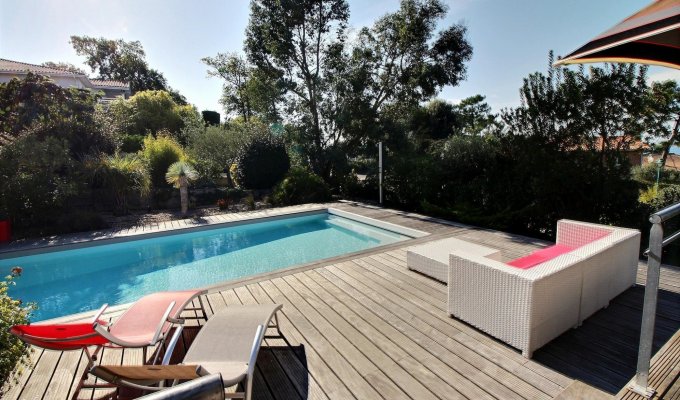 location villa Pyla  piscine chaufee