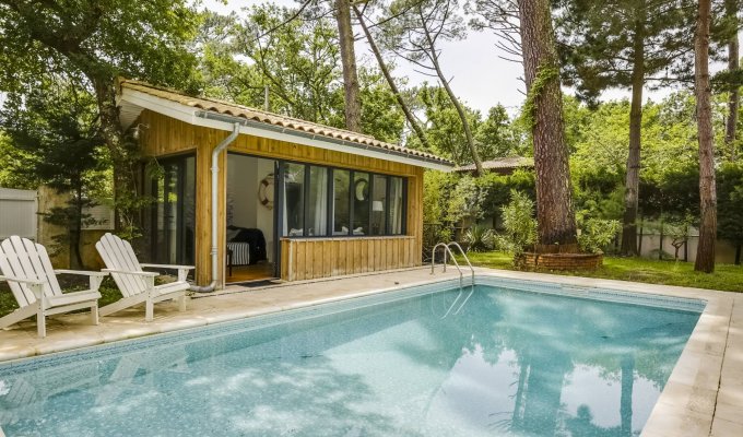 Location villa Pyla Arcachon piscine chauffee