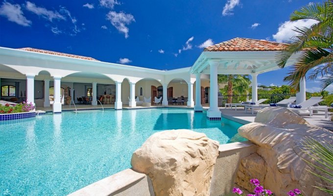 St Martin Location Villa Terres Basses avec piscine privée