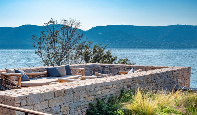 villa luxe piscine vue et acces mer Porto Vecchio