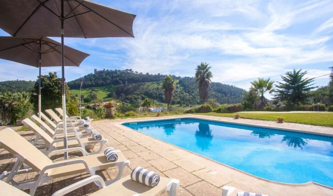 Location Villa Sesimbra avec piscine privée chauffée et mini Golf, Cote Lisbonne