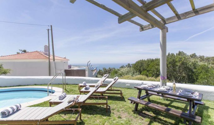 Location Villa Sintra avec piscine privée et vue sur mer, Cote Lisbonne