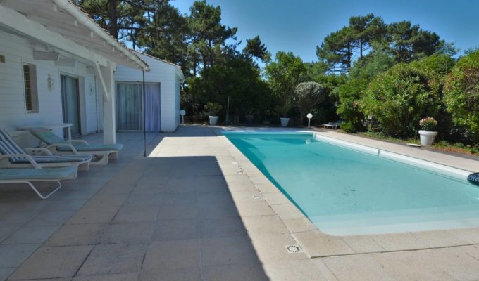 location villa Cap Ferret piscine