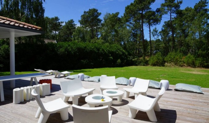 Location Villa Luxe Le Touquet Paris Plage piscine jacuzzi forêt proche plage du Touquet et Golf