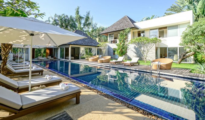 Location Villa Luxe Phuket Bang Tao Beach avec personnel et Chef proche Nikki Beach club Phuket