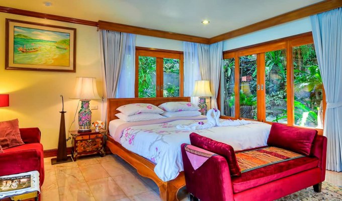 Thailande Location Villa Phuket SHA Plus+ sur la plage de Kata Beach avec piscine privée et Personnel