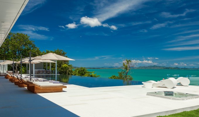 Location Villa Luxe Phuket avec personnel et chef vue mer SHA+ à Cape Yamu