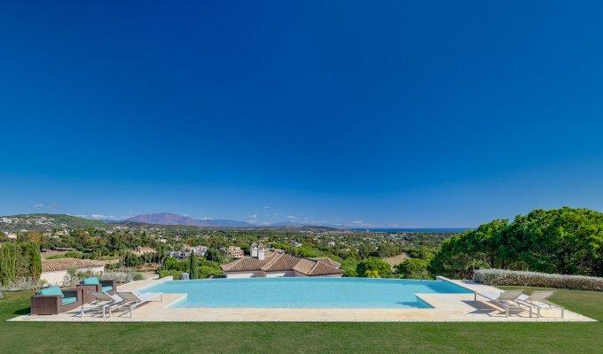 Panorama depuis la piscine