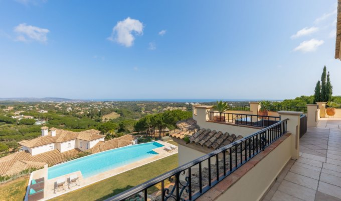 Vue remarquable depuis la terrasse