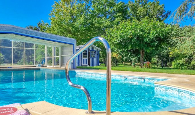 Location villa Bordeaux Médoc piscine chauffée